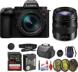 Panasonic Lumix G9 II Micro Four Thirds Mirrorless Camera, 25.2MP with 12-60mm Lens