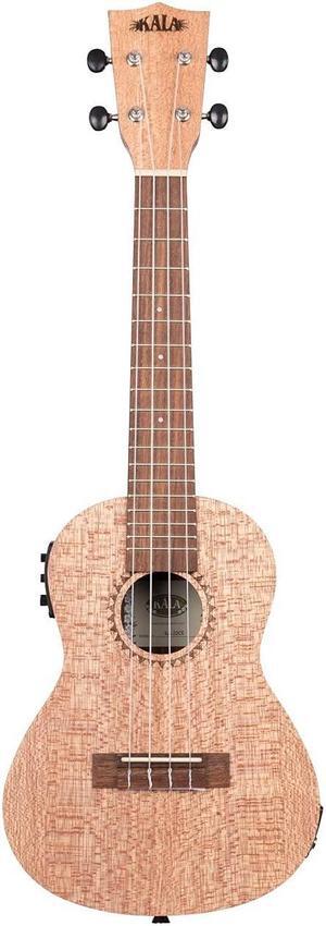 Kala Brand Music Co. KA-20 Collection, 4-String Ukulele, Right, Natural, Concert (KA-20CE)
