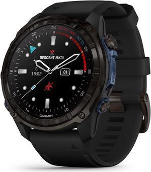 Garmin Descent Mk3i, Dive Computer and Multisport GPS Smartwatch, Air Integration, Black