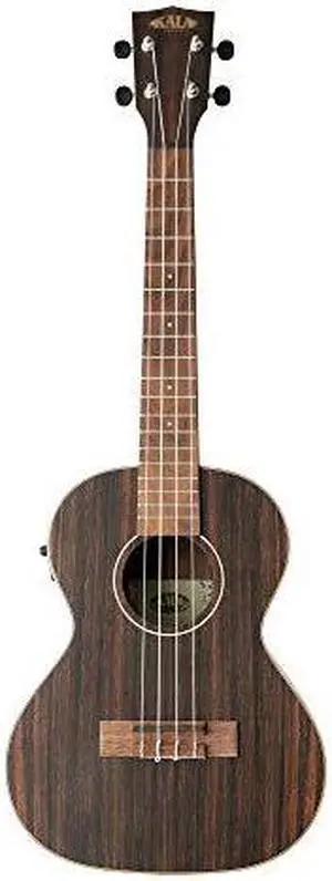 Kala Ukulele, Right, Striped Ebony, Tenor (KA-EBY-TE)