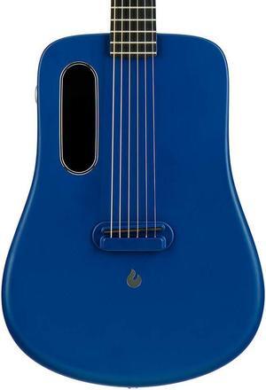 LAVA ME 2 36 inch Carbon Fiber Guitar with effects Acoustic Electric Guitar with Picks Hard Case (Freeboost-Blue)