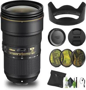 Nikkor Z 24-70mm f/2.8 S Optical Zoom Lens for Nikon Z (20089) + Filter Kit - Bundle