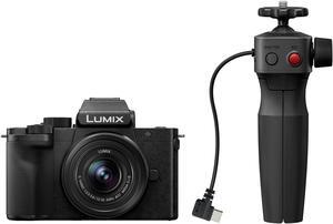 Panasonic LUMIX G100 4k Mirrorless Camera, Lightweight Camera for Photo and Video, Built-in Microphone, Micro Four Thirds with 12-32mm Lens, 5-Axis Hybrid I.S., 4K 24p 30p Video, DC-G100DVK (Black)