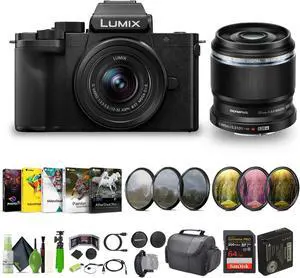 Panasonic Lumix G100D 4K Mirrorless Camera 12-32mm + M.Zuiko ED 30mm f/3.5 Macro