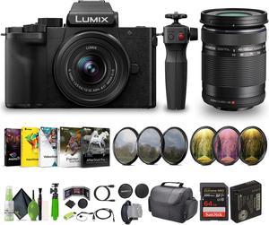 Panasonic Lumix G100D 4K Mirrorless Camera 12-32mm + M.Zuiko ED 40-150mm Lens