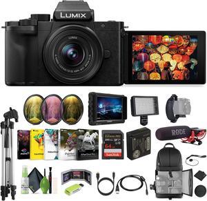 Panasonic Lumix G100D 4K Mirrorless Vlogging Camera with 12-32mm Lens Bundle