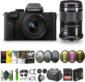 Panasonic Lumix G100D 4K Mirrorless Camera Vlogging Accessories Bundle