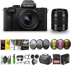 Panasonic Lumix G100D 4K Mirrorless Camera with 12-32mm Vlog Accessories Bundle