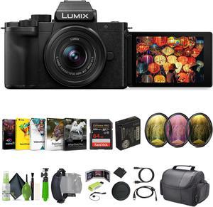 Panasonic Lumix G100D 4K Mirrorless Camera with 12-32mm Lens Vlogging Bundle