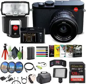 Leica Q3 Compact Digital Camera, 60MP Full-Frame BSI CMOS Sensor Bundle