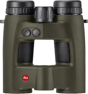 LEICA Geovid Pro 32 Rugged Compact Ergonomic Lightweight Weather-Proof Rangefinder Binoculars for Outdoor, Hunting, Bird Watching, Travel, Olive Green, 10x32
