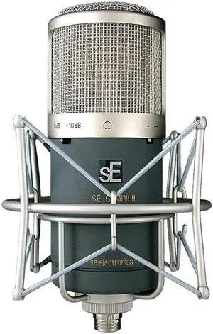 sE Electronics - Gemini II Dual Tube Cardioid Condenser Mic with Shockmount and Case