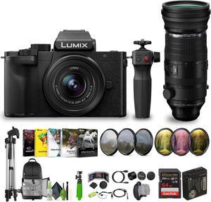 Panasonic Lumix G100D 4K Mirrorless Camera, Tripod Grip, Vlogging Kit Bundle