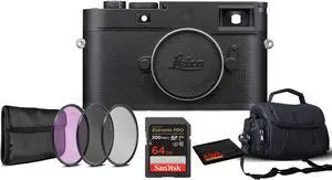 Leica M11 Monochrom Rangefinder Camera (20208) with 64GB Memory Card and More