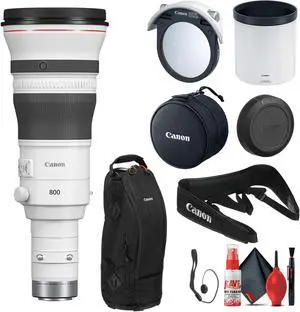 Canon RF 800mm f/5.6 L IS USM Lens Ideal for sports, wildlife, and journalism - Bundle
