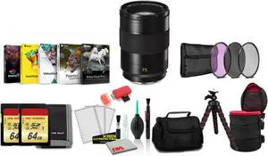 Leica APO-Summicron-SL 75mm f/2 ASPH. Lens with Lens Case and More