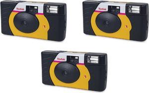 Kodak Power Flash Single Use Disposable Camera (39 Exposures) 3961315 3 Pack