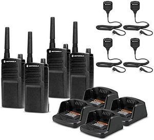 4 x Motorola RMU2040 On-Site 2-Way Radio (RMU2040) - 4 Pack With Mic Bundle