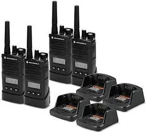 4 x Motorola RMU2080d On-Site 2-Way Business Radio with Display - 4 Pack Bundle
