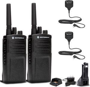 2 x Motorola RMV2080 On-Site 2-Way Radio + 2 x HKLN4606 Speaker Mic + More