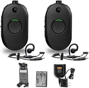 2 x Motorola CLP1010e 1-Channel 2-Way UHF Business Radio (CLP1010E) + More