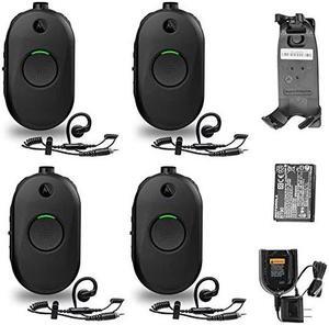 4 x Motorola CLP1010e 1-Channel 2-Way UHF Business Radio (CLP1010E) + More