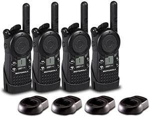 4 x Motorola CLS1110 UHF 1W 1-Channel 2-Way Radio (CLS1110) - 4 Pack Bundle
