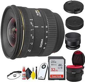 Sigma 10-20MM F/4-5.6 EX DC F/ SONY A Mount + 32GB SD Card Bundle