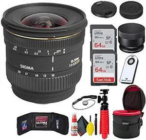 Sigma 10-20MM F/4-5.6 EX DC F/ SONY A Mount + Accessories Bundle