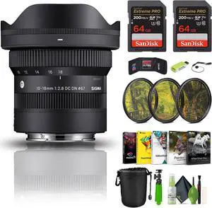 Panasonic LUMIX S Series Camera 14-28mm Lens Bundle With 2x 64GB Card + Accessories