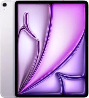 Apple iPad Air 13-inch (M2): Liquid Retina Display, 512GB, Landscape 12MP Front Camera/12MP Back Camera, Wi-Fi 6E + 5G Cellular with eSIM, Touch ID, All-Day Battery Life - Purple