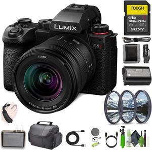 Panasonic LUMIX S5II Mirrorless Camera With 2060mm F3556 L Mount Lens Bundle