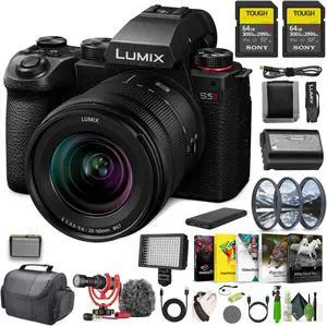 Panasonic LUMIX S5II Mirrorless Camera With 20-60mm F3.5-5.6-L Mount Lens Bundle