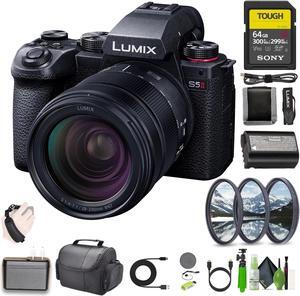 Panasonic LUMIX S5II Mirrorless Camera S 28-200mm Lens + Bag + Tripod + More
