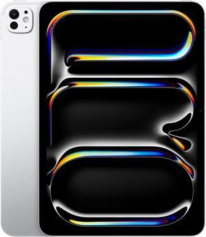 Apple iPad Pro 11-Inch (M4): Ultra Retina XDR Display - Nano-Texture Glass, 1TB, Landscape 12MP Front Camera/12MP Back Camera, LiDAR Scanner, Wi-Fi 6E, Face ID, All-Day Battery Life - Silver