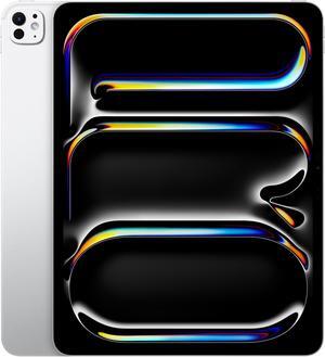 Apple iPad Pro 13-Inch (M4): Ultra Retina XDR Display, 256GB, Landscape 12MP Front Camera/12MP Back Camera, LiDAR Scanner, Wi-Fi 6E, Face ID, All-Day Battery Life - Silver