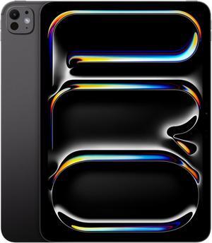 Apple iPad Pro 11-Inch (M4): Ultra Retina XDR Display, 2TB, Landscape 12MP Front Camera/12MP Back Camera, LiDAR Scanner, Wi-Fi 6E, Face ID, All-Day Battery Life - Space Black