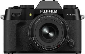 Fujifilm X-T50 Mirrorless Digital Camera XF16-50mmF2.8-4.8 R LM WR Lens Kit - Black