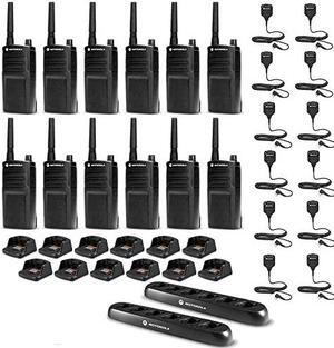 12 x Motorola RMU2040 On-Site 2-Way Radio (RMU2040) - 12 Pack With Mics Bundle