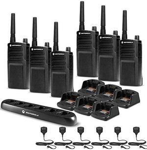6 x Motorola RMU2040 On-Site 2-Way Radio (RMU2040) - 6 Pack With Mics Bundle