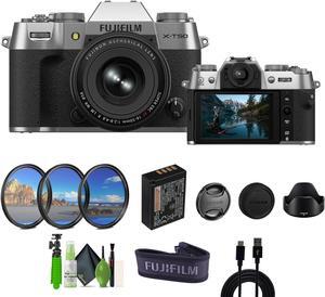 Fujifilm X-T50 Mirrorless Digital Camera XF16-50mm + More Accessories - Silver