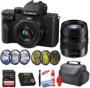 Panasonic Lumix G100 4K Mirrorless Camera with 12-32mm Lens for Photo and Video