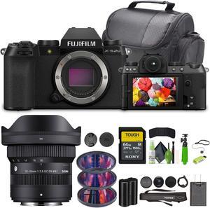 Fujifilm X-S20 Mirrorless Camera Body + Sigma 10-18mm f/2.8 DC Contemporary Lens