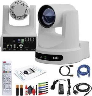 PTZOptics Move SE PTZ Camera with 12x Optical Zoom (White) (PT12X-SE-WH-G3)