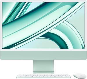 Apple 2023 iMac All-in-One Desktop Computer with M3 chip: 8-core CPU, 10-core GPU, 24-inch Retina Display, 8GB Unified Memory, 512GB SSD Storage, Matching Accessories. Works with iPhone/iPad; Green