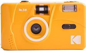 Kodak M38 35mm Film Camera - Focus Free, Powerful Built-in Flash, Easy to Use (Yellow)