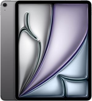Apple iPad Air 13-inch (M2): Liquid Retina display, 128GB, Landscape 12MP Front Camera/12MP Back Camera, Wi-Fi 6E + 5G Cellular with eSIM, Touch ID, All-Day Battery Life - Space Gray