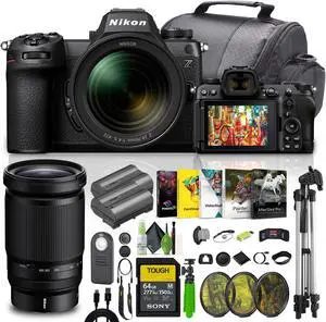 Nikon Z6 III Mirrorless Camera with 24-70mm f/4 S + NIKKOR Z 28-400mm VR Lens