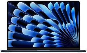 Apple 2024 MacBook Air 15-inch Laptop with M3 chip: 15.3-inch Liquid Retina Display, 8GB Unified Memory, 512GB SSD Storage, Backlit Keyboard, 1080p FaceTime HD Camera, Touch ID; Midnight
