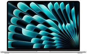 Apple 2024 MacBook Air 15-inch Laptop with M3 chip: 15.3-inch Liquid Retina Display, 8GB Unified Memory, 512GB SSD Storage, Backlit Keyboard, 1080p FaceTime HD Camera, Touch ID; Silver
